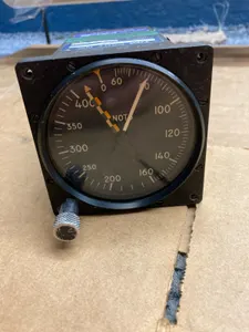 BOEING 707 KOLLSMAN A3615610001 AIRSPEED INDICATOR *AR* VINTAGE